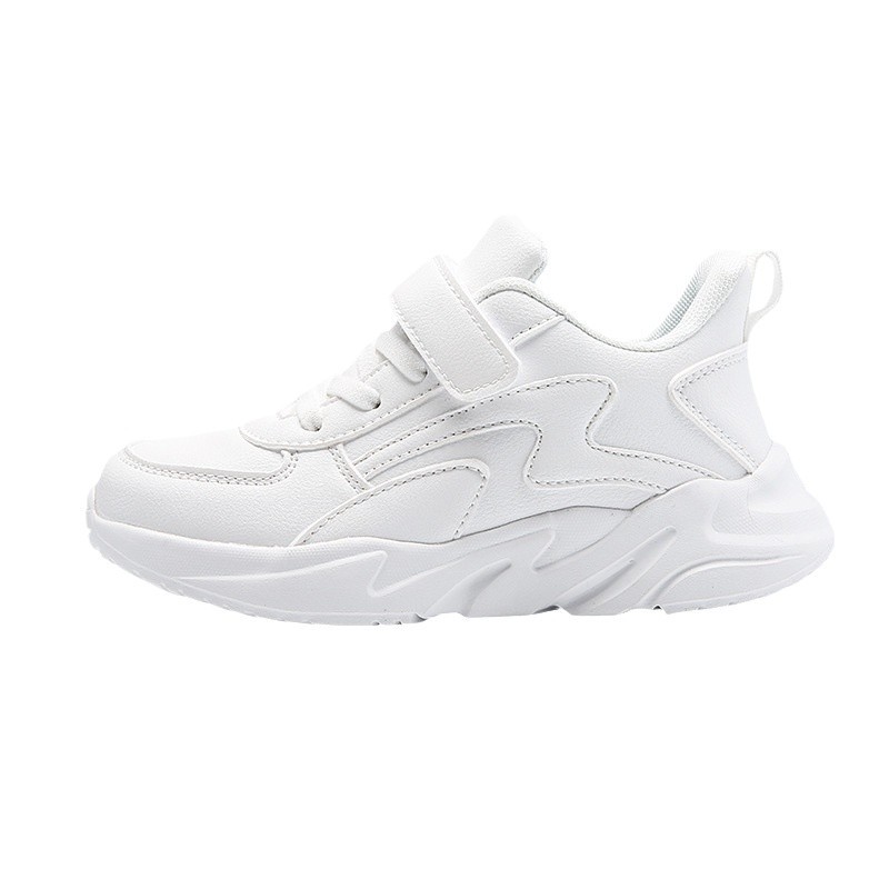 Zapatillas Chunky Impermeables de Piel para Niño de Microfibra y MD Impermeable Ligero