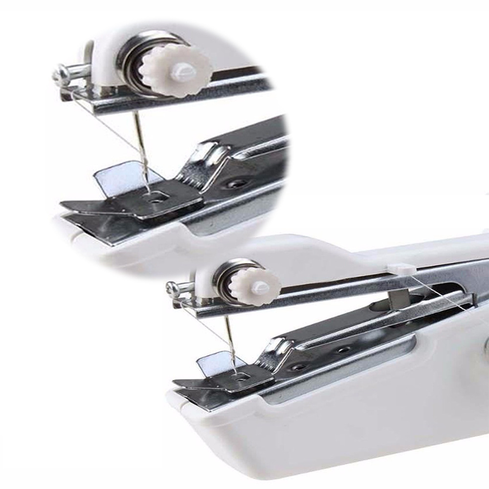 Máquina de coser portátil de mano doméstica de punto transfronterizo de mano mano de punto de mano de bolsillo micro máquina de coser