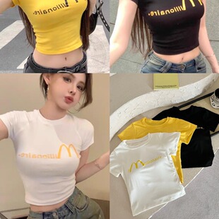 American Style Spice Girls Letter Printed Camisole Women's Vest with Chest Pad Covering Comes Breast Beauty Back Slim Fit Inner Wearing Outer Wearing Top Fashionable