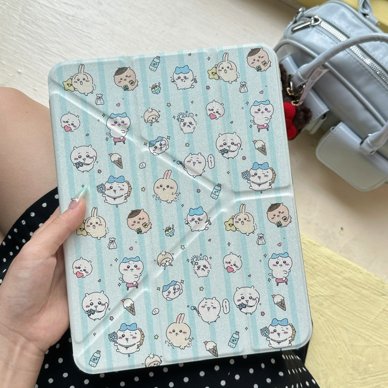 3+Y Blue Stripes Full Screen Jiyikawa 2025 Vibe Style Niche Trendy Street Hip-Hop Design Niche