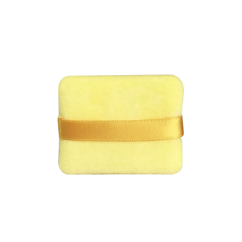 Soft makeup sponge set, square & triangular double-sided powder puffs, assorted colors