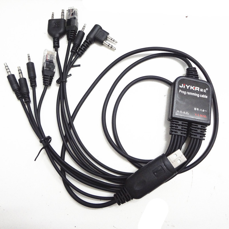 Baofeng USB multifunción walkie-talkie Cable de frecuencia de escritura ocho en uno 8-en-1 coche handstand walkie-talkie lote