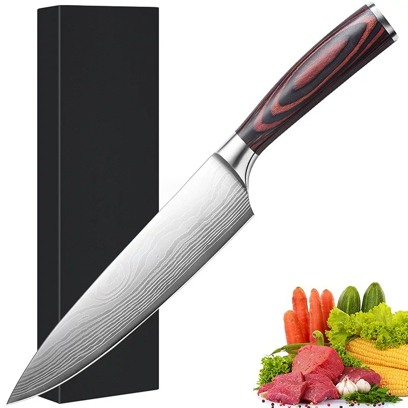 Amazon, the hottest 8-inch chef's knife, sharp cutting knife, beef knife kitchen knife