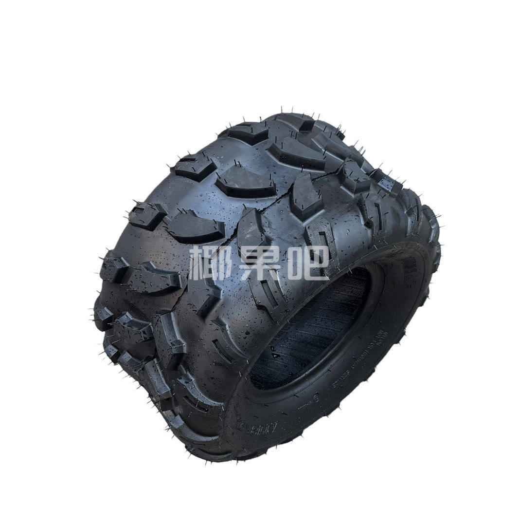 Go-Kart Accessories, Atv Front 19X7-8, Rear 18X 9.5-8inch, Off-Road Tires with Optional Wheel Hubs