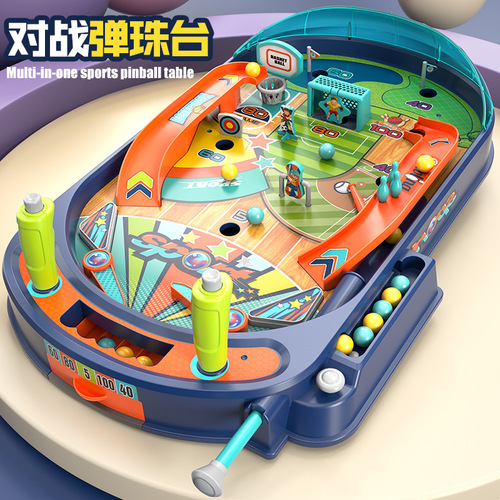 Children's competitive educational toys pinball tabletop game toys parent-child interactive double battle scoring competition