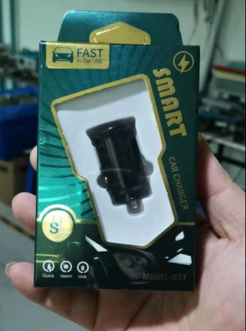 Новый мини QC3.0+PD автомобильное зарядное устройство Type-C машина Dual USB для быстрой зарядки оптом