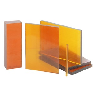 New high temperature resistant amber PEI bar anti-static plus fiber polyetherimide pei plate processing zero cut