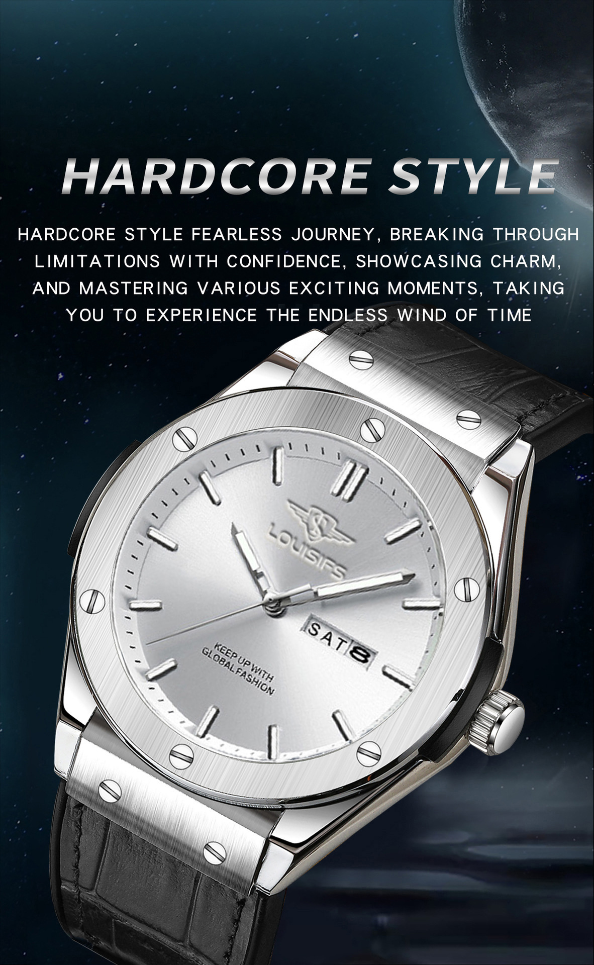 Men's Mechanical Watch Yubo Series Automatic Waterproof Fashion_voghion.com