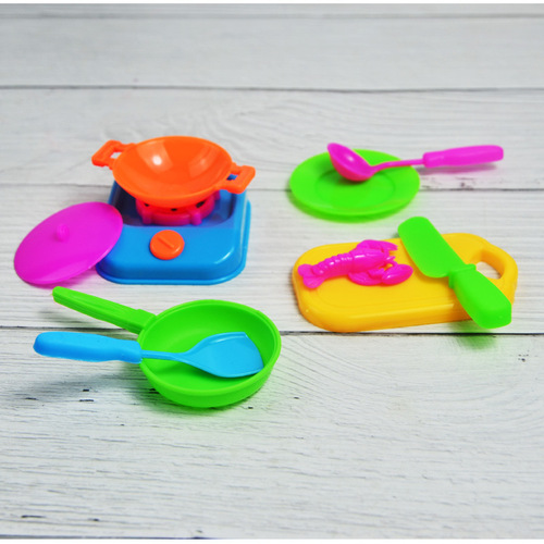 磁性钓鱼切水果玩具厨具餐具过家家玩具套装儿童小厨房地摊推礼品