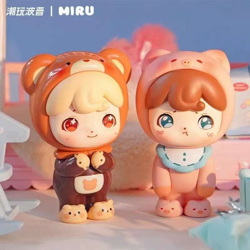 Genuine Pop Honey Dew MIRU Good Night Party Series Blind Box Cute Doll Figure Desktop Ornaments Gifts