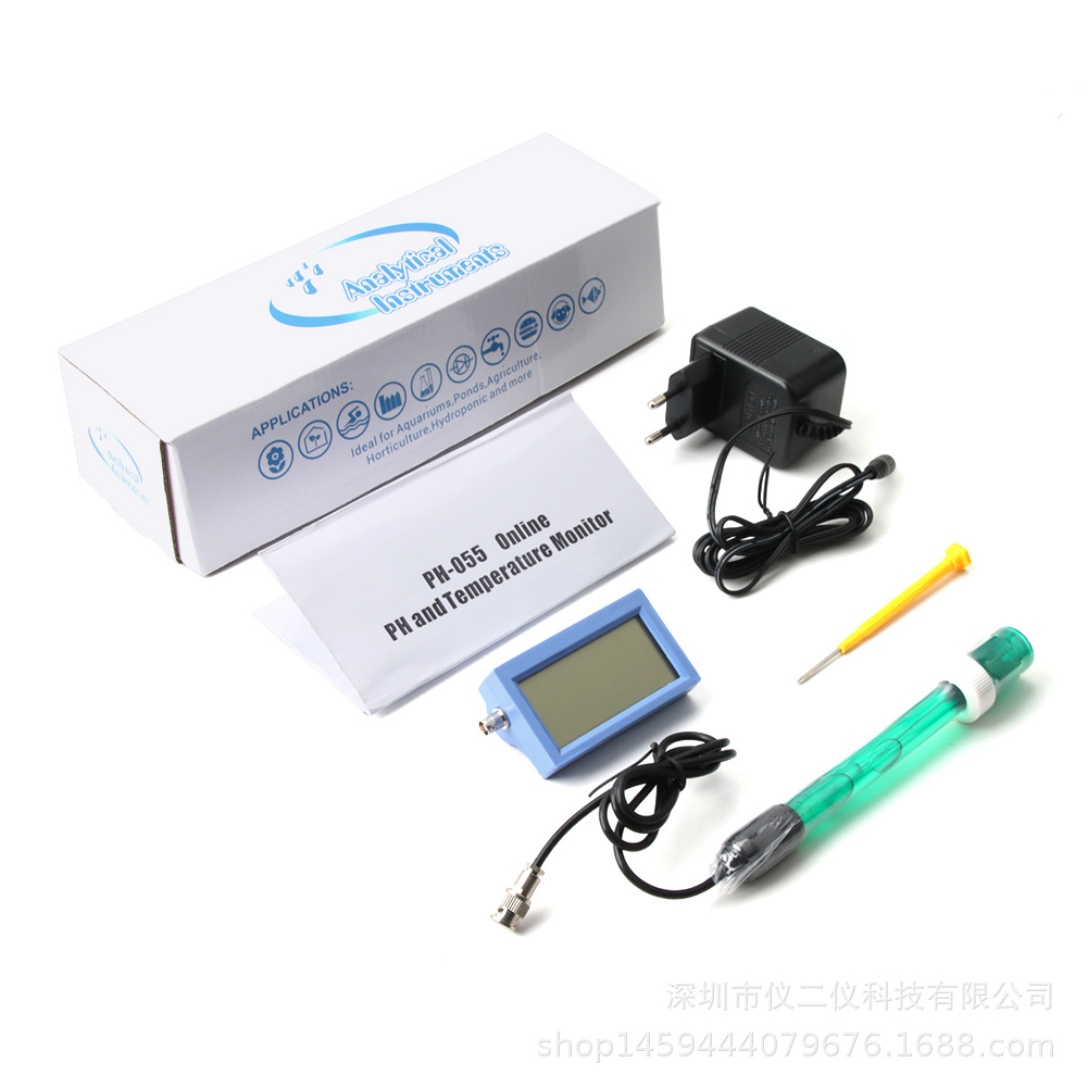 在线检测仪PH/温度二合一数显测试仪PH酸度计/养殖/泳池测试仪