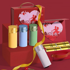 男士內褲純棉平角褲夏季薄款大碼四角短褲頭七夕情人節禮物禮盒裝