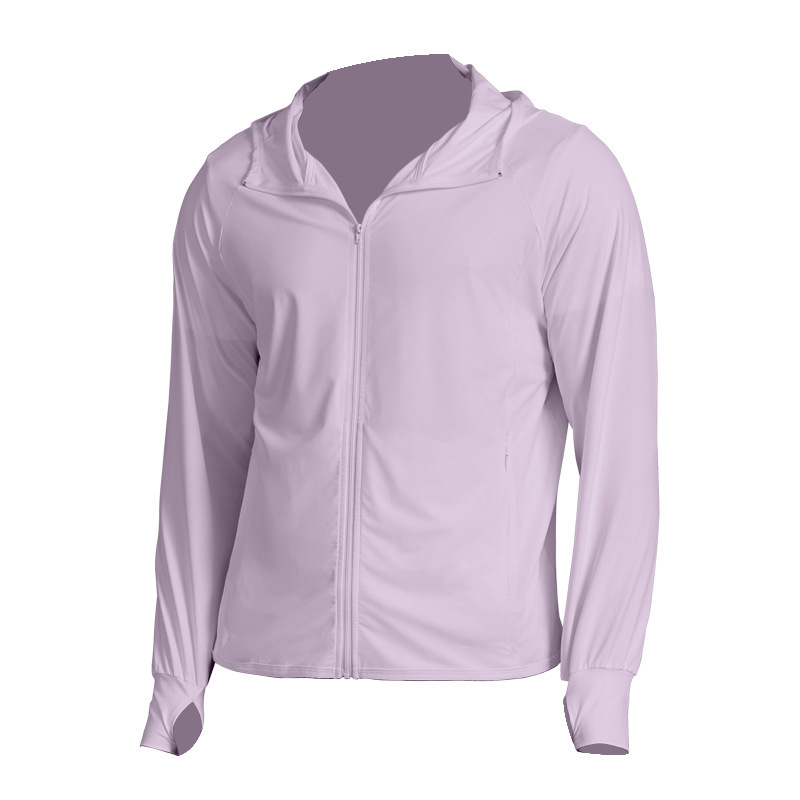 Enriquecer y aumentar la ropa de protección solar masculina Youjia con el mismo verano ultra delgado ventilador anti-UV seda de hielo ventilador ropa de protección solar