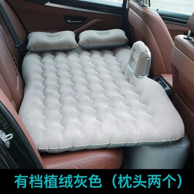 Suv Car Sleeping Artifact, Car Vehicle-mounted inflatable bed - 758-gray-long-bench-style-handheld-electric-air-pump