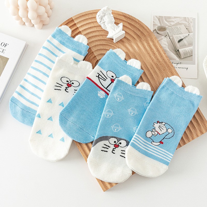 Calcetines de comercio exterior nuevos calcetines de dibujos animados lindos calcetines de mujer casuales coreanos calcetines cortos superficiales ventas directas