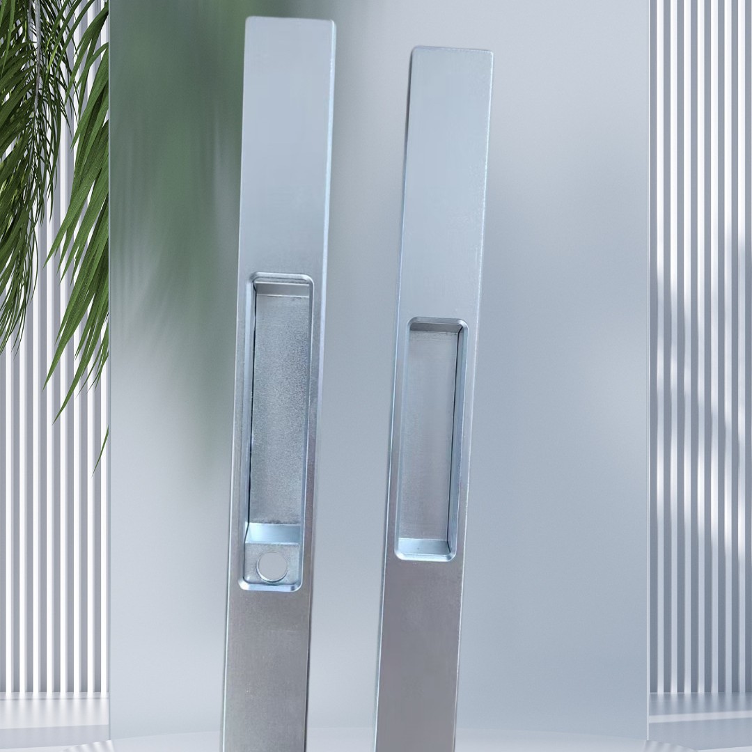 Cerradura Doble Punto para Puerta Plegable de Aleación de Aluminio Antirrobo Con Llave