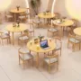 北欧吃饭商用家用餐桌椅