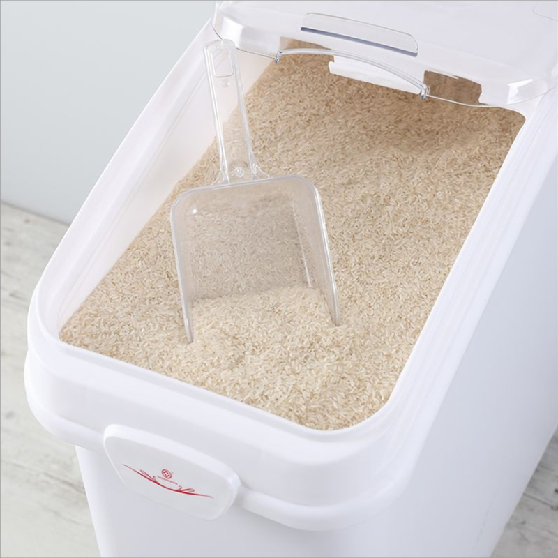 Commercial Flour Drum for Baking 50 Pounds of Flour, Carrying Rice Drum for Household Use, Sealed, Moistureproof, Pest-Proof, Large Capacity Rice Bin