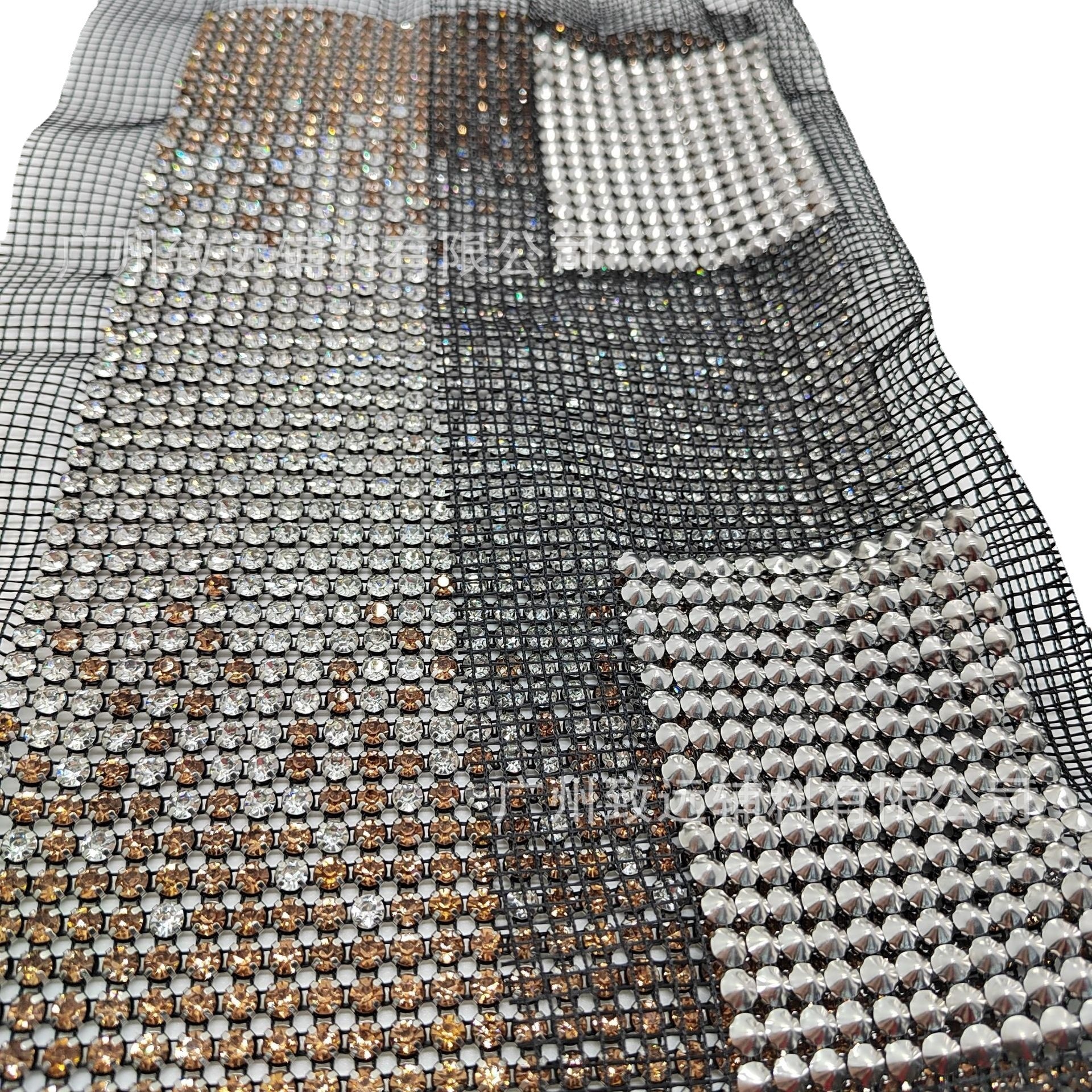 Rey bolsa de malla fila de diamantes Diamante 6mm Internet celebridad pequeña bolsa cuadrada accesorios de diamantes de imitación zapato flor pieza de diamante diseño de procesamiento ventas directas de fábrica image 6