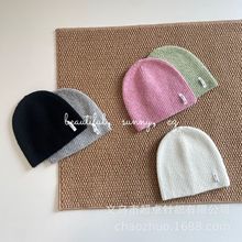 韩里韩气秋冬针织帽亲子款毛线水桶气质套头帽