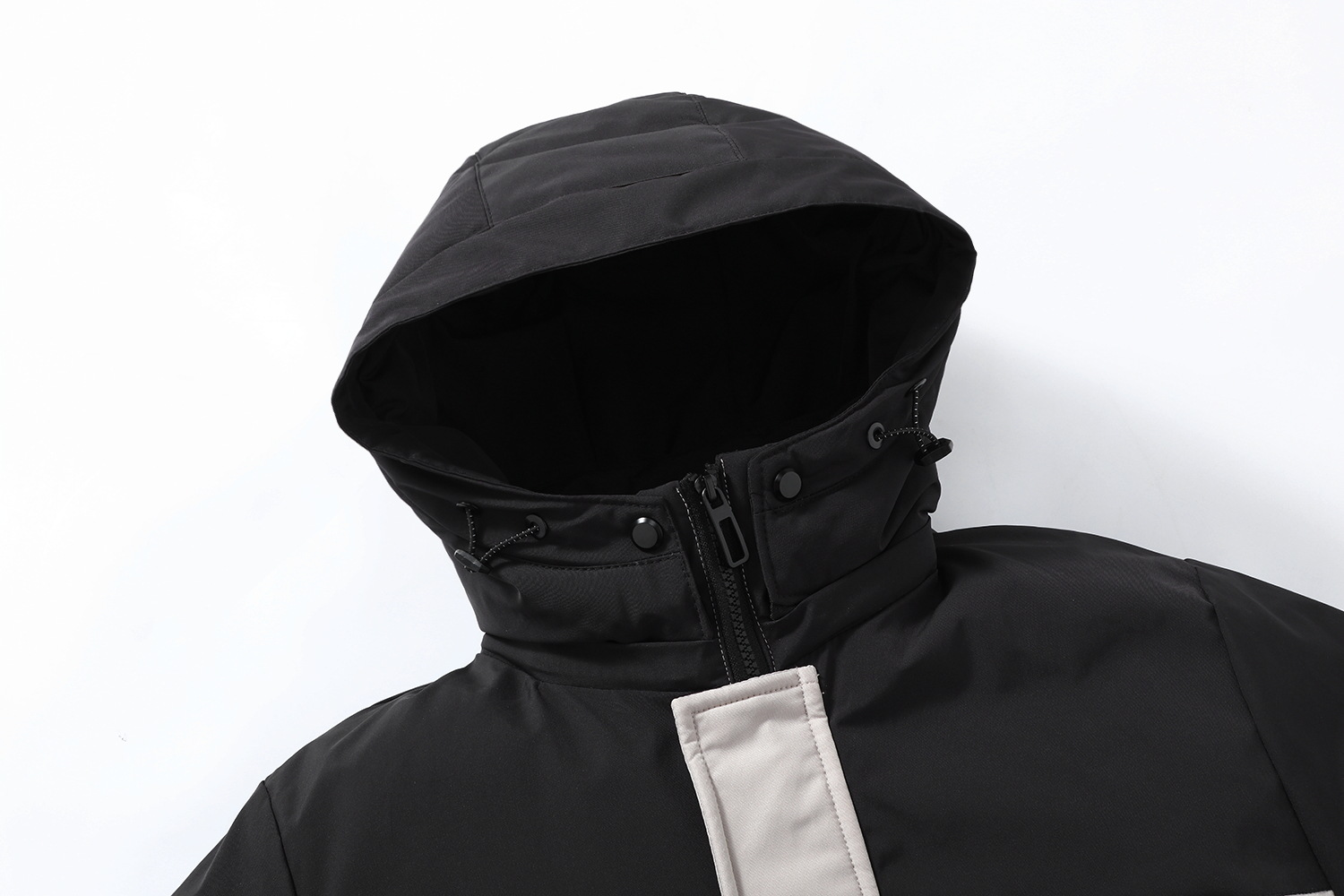 Color blocked down for men, mid o long winer clohing, new fashion, personaliy, rend, ho selling men's coon_voghion.com