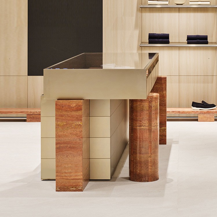 Wabi-Jifeng Gabinete de joyería para el hogar Guardarropa de piso Gabinete Nakajima Gabinete de escritorio de isla moderna Gabinete de exhibición Ventas directas de fábrica