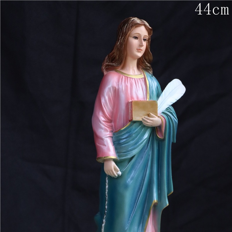Transfronterizo 44cm Santa Filomena mira la luz de la iglesia regalos decorativos de la casa 40 - 50 artesanías