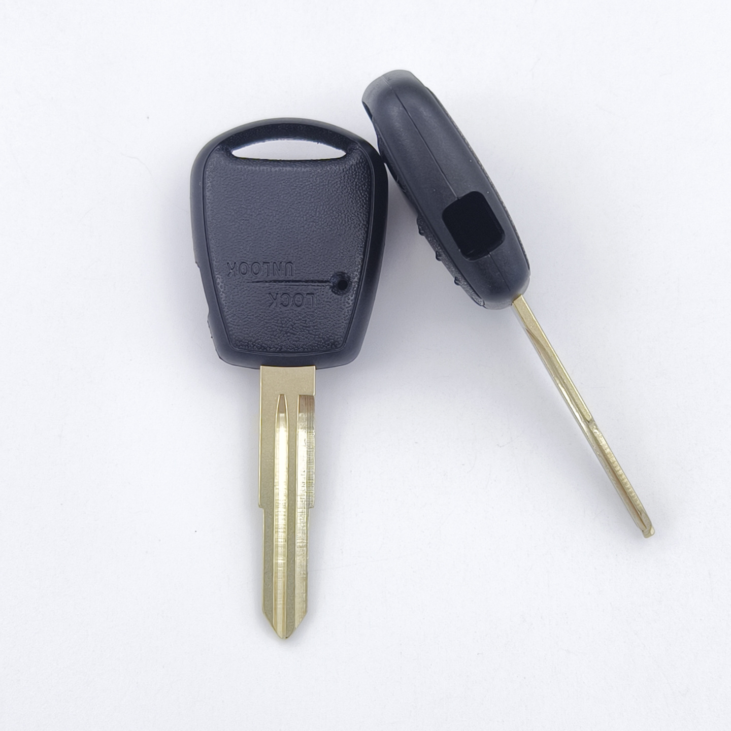 Suitable for Kia千里马 Straight Side 1-Button Remote Control Car Key Straight Replacement Shell with 5 Types of Key Embryos