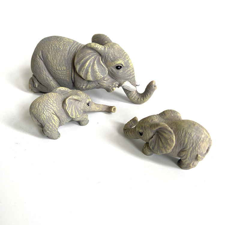 象の装飾品樹脂工芸品アメリカンホーム装飾品象の赤ちゃん象クリエイティブホーム装飾品|undefined