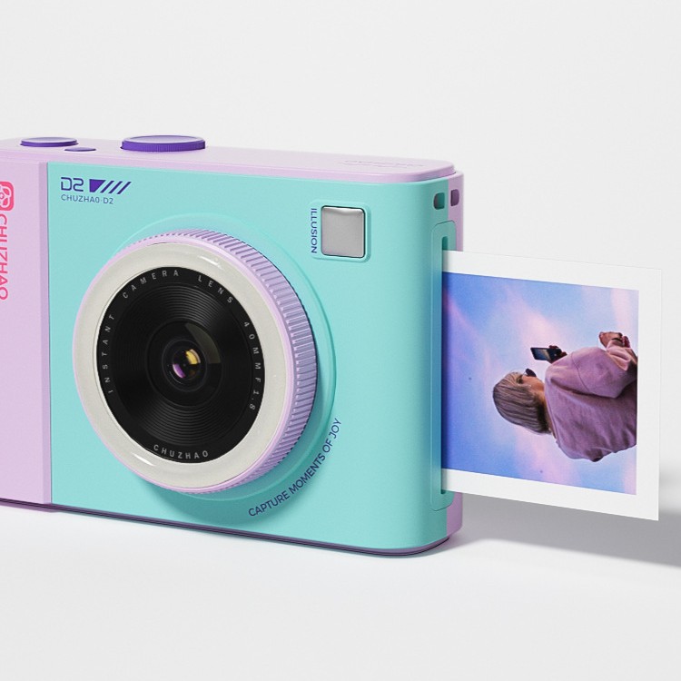 Fotografía de primera vez, cámara de transmisión WIFI, cámara de mini película directamente para fotos en color, regalos de cumpleaños, vacaciones