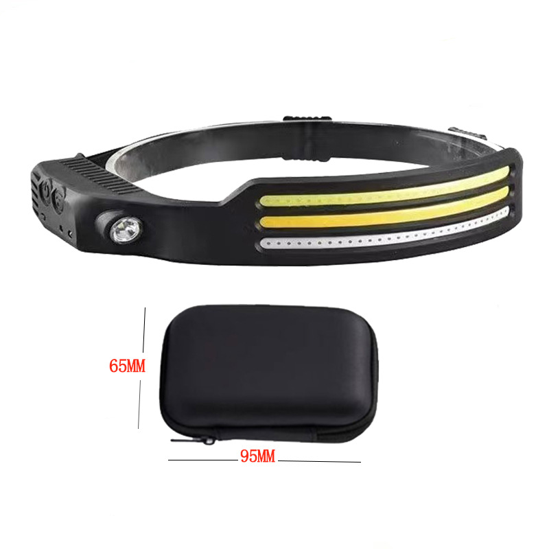Farol transfronterizo Headlight recargable Night Fishing Headlight para pescar al usuario fuera de la lámpara de inducción de larga duración ultra brillante image 13