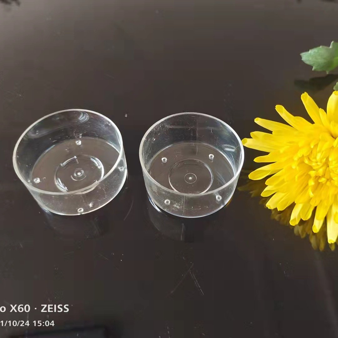 Portavelas estilo europeo, dura cuatro horas, vaso para velas de plástico PC de calidad de exportación, portavelas de plástico PC.