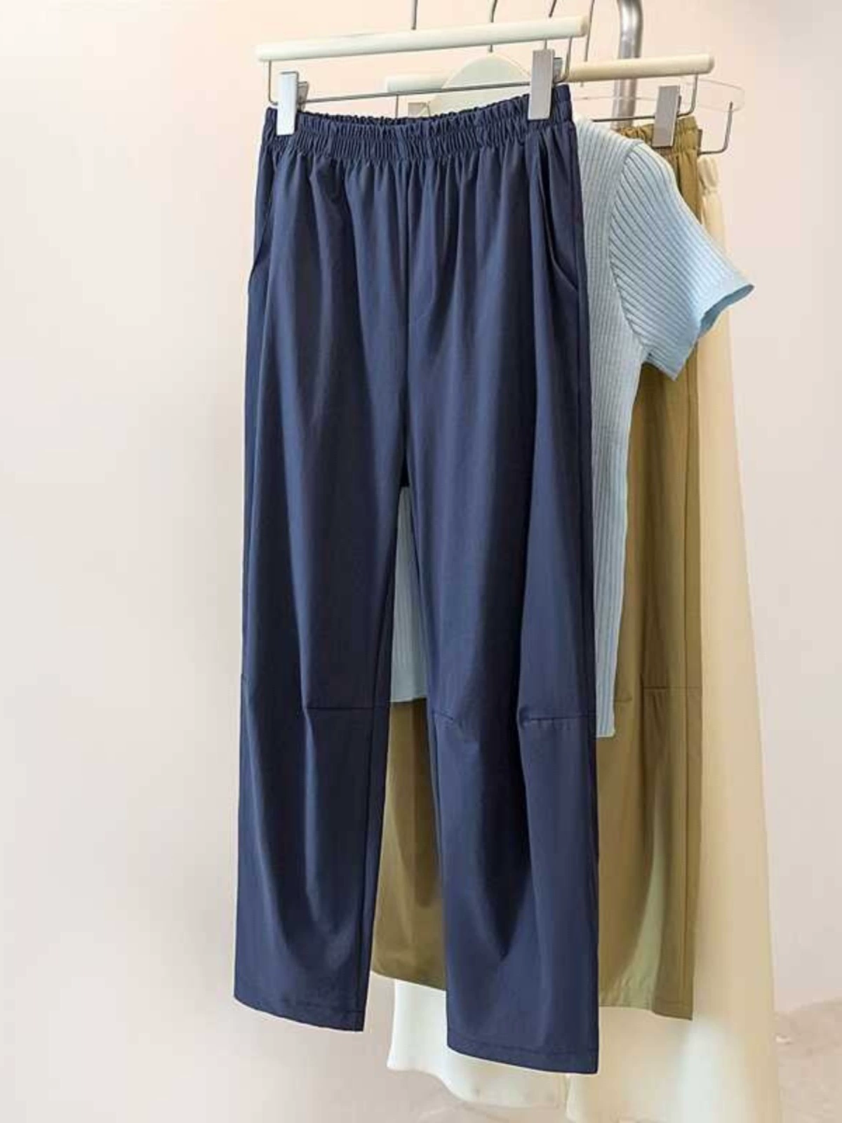 Брюки-шаровары для женщин, летние тонкие брюки большого размера в форме груши, миниатюрные свободные утягивающие быстросохнущие спортивные повседневные брюки