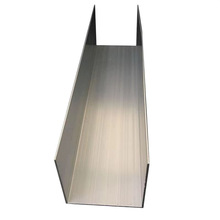 加工铝合金u型槽装饰条收边条6063铝合金U型条铝型材U型铝材