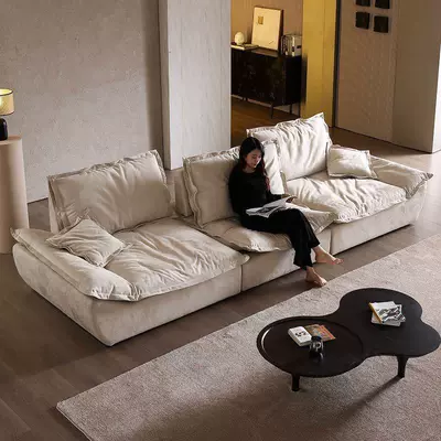 Electric car rear backrest sofa