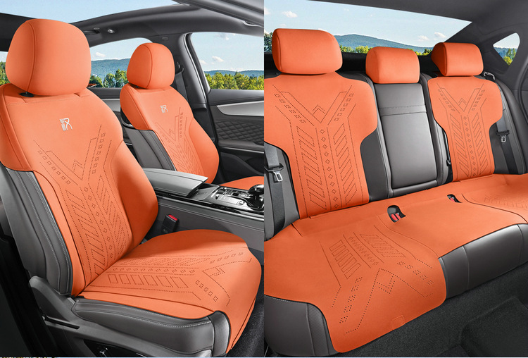 Byd Han Special Saddle Cushion Car Seat Cushion Four-Season Universal Seat Cover Breathable Suede Leather Seat Cushion Interior Accessories