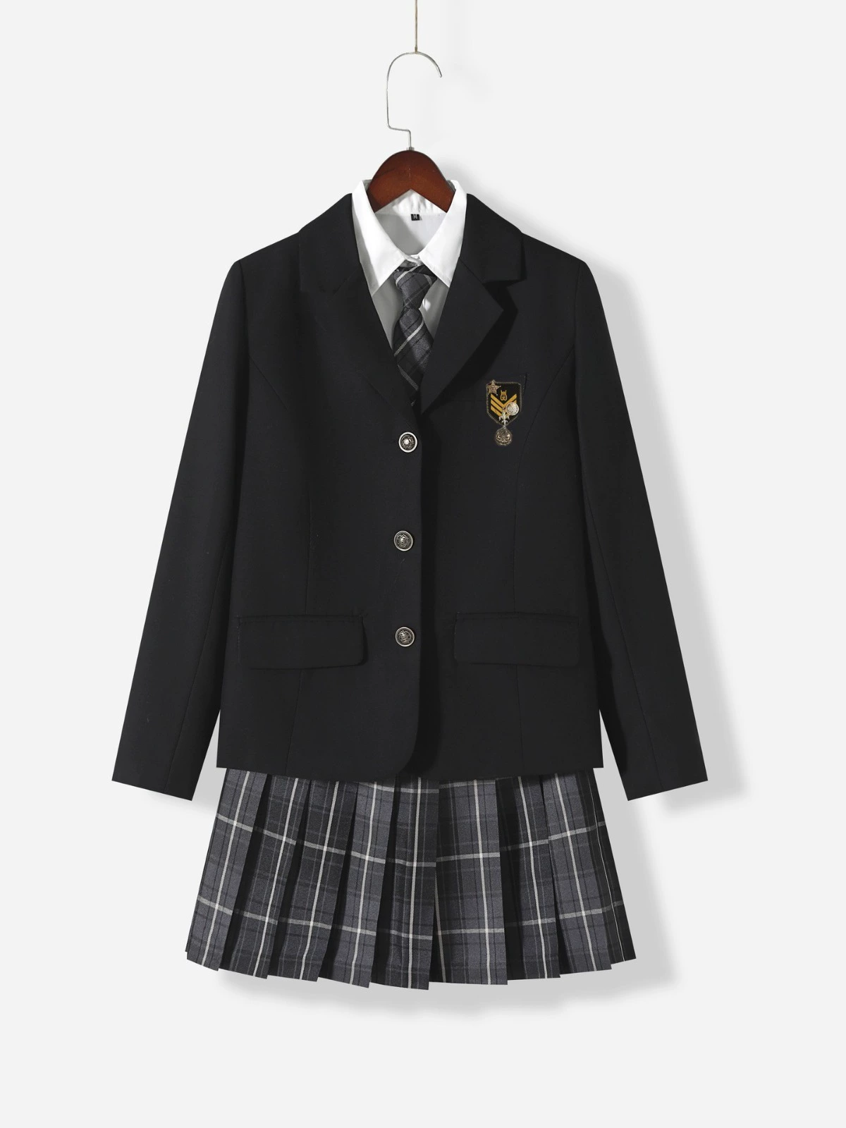 Японская школьная юбка, костюм, подлинная jacket, форма для учащихся младших классов, комплект, оптовый продаж, полный комплект