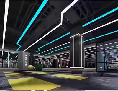 LED empalmado lámpara de barra larga sala de juegos centro comercial supermercado sala de baile ciudad de juegos para niños parque de juegos luz de modelado