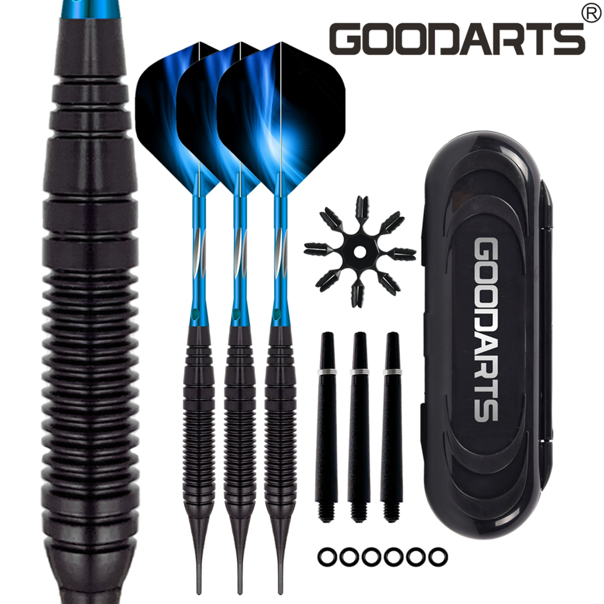 GOODARTS дротики, профессиональный пластиковый электронный набор, 19 г