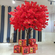 仿真树樱花树假树室内外装饰许愿树商场酒店婚庆客厅落地摆设造景