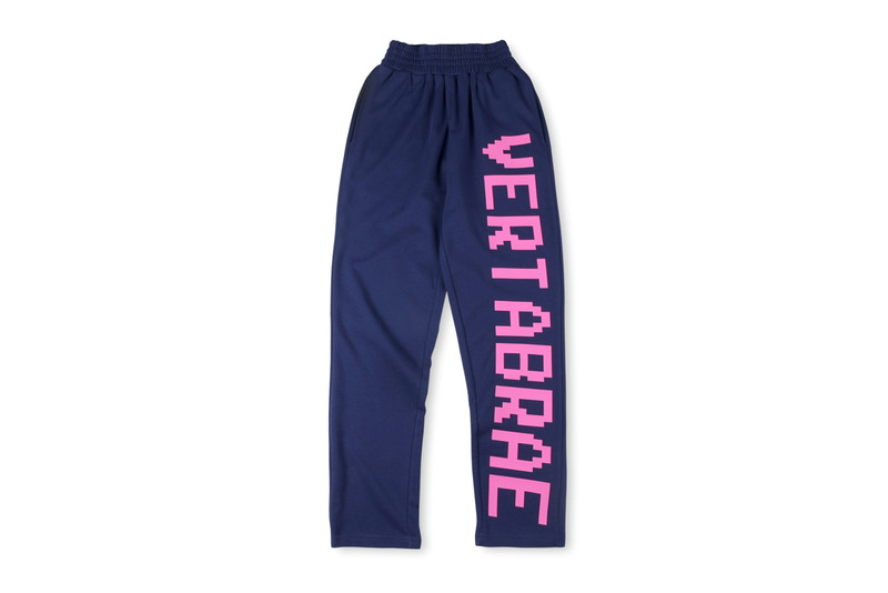 跨境外贸男女明星同款Vertabrae sweatpants镶钻立体字休闲长裤|undefined