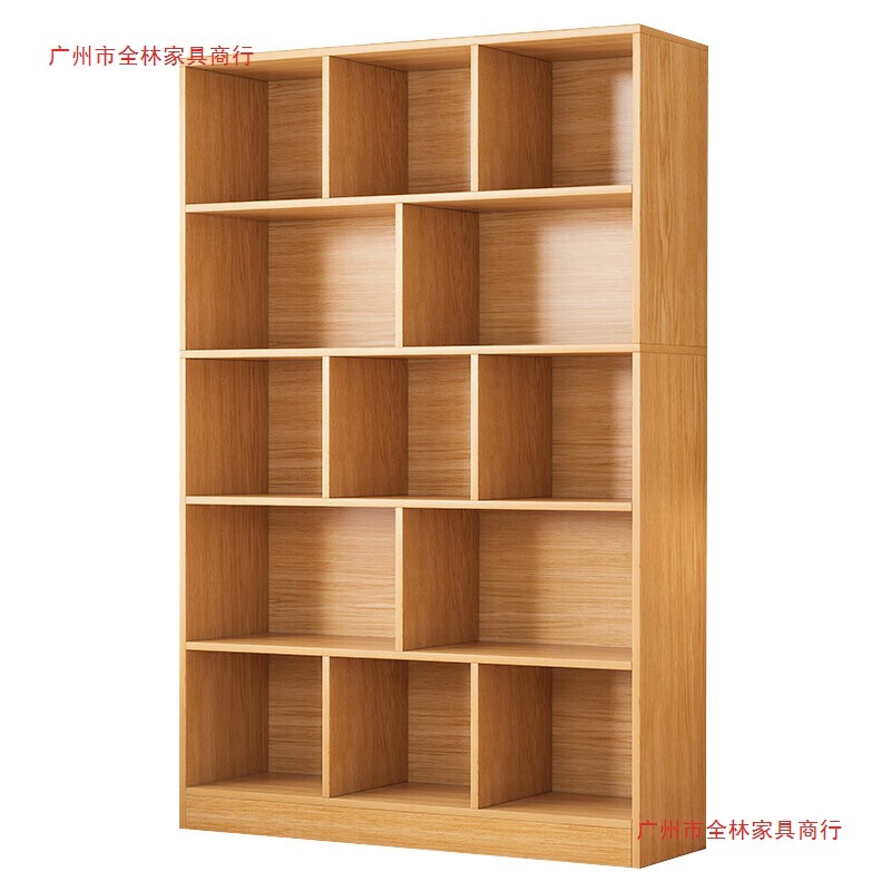 靠墙收纳格子柜简易多层书柜现代简约储物柜客厅落地放书本书架子|undefined