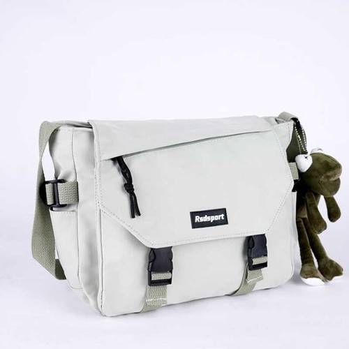 Japanese trendy brand tool style crossbody bag men's student large capacity messenger bag men's and women's street functional style shoulder bag