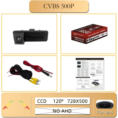 Suitable for Skoda Jingrui Audi A1 Octavia handle integrated car camera reversing rear view camera (Vehicle camera) - cvbs-500p