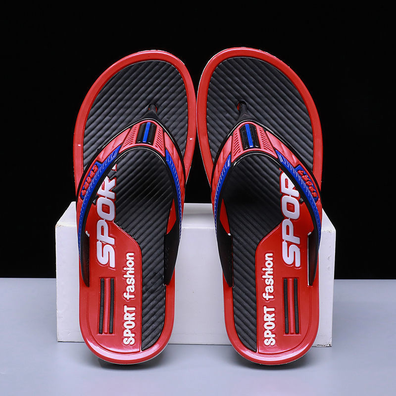 Men's flip-flops floor stall wholesale Korean style fashionable outer wear non-slip wear-resistant beach shoes flip-flops for men