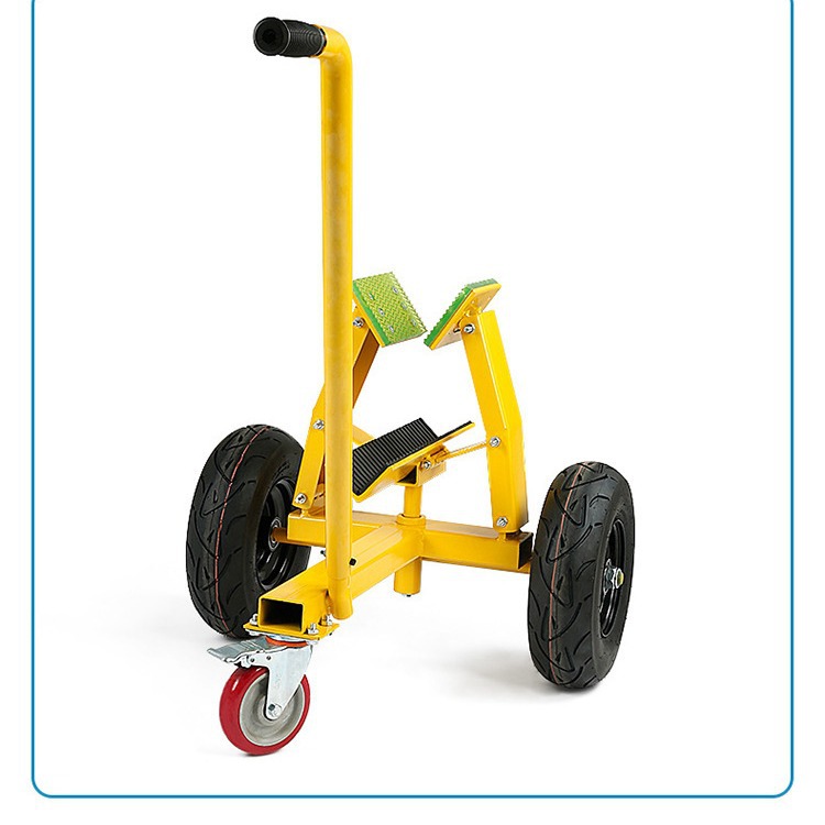 Carretilla manual Aogee con diseño de sujeción automática, transportador de piedra de 300 kg, herramienta de transporte que ahorra trabajo.