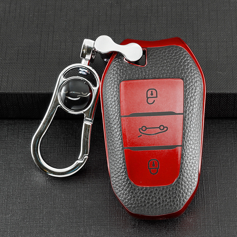 Adecuado para Citroen c3xr clave caso c4l Tianyi C5/C4 Sega Elysee C6 clave caso hebilla Shell para hombres y mujeres