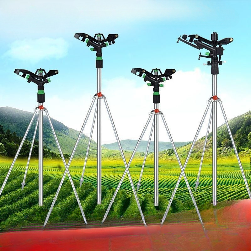 浇地喷枪喷杆360自动旋转农用灌溉大田小麦摇臂喷灌喷头 浇地神器