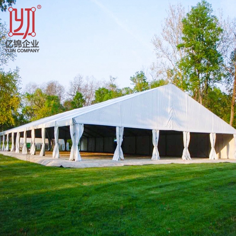 wedding tent婚庆婚礼篷房户外活动铝合金帐篷大型白色人字顶帐篷