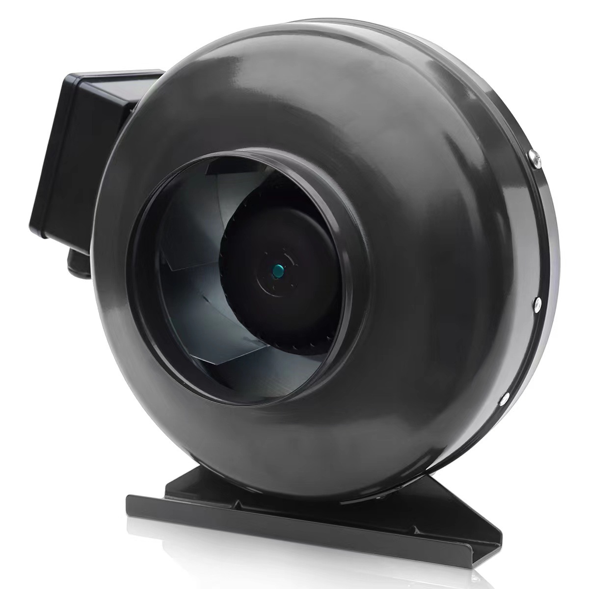 ec变频圆形外转子离心管道风机电机金属水培全铜线换气扇排风扇